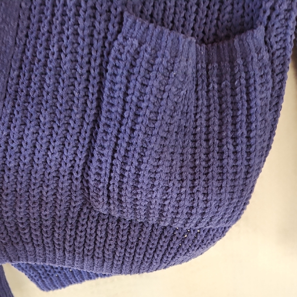 American Eagle Outfitters Blue Knit Cardigan NWT - Picture 5 of 16